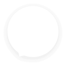 A white bubble with the word " chat ".